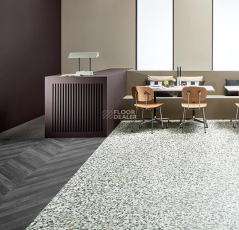 Forbo Eternal Wood 36062 grey herringbone фото 2 | FLOORDEALER